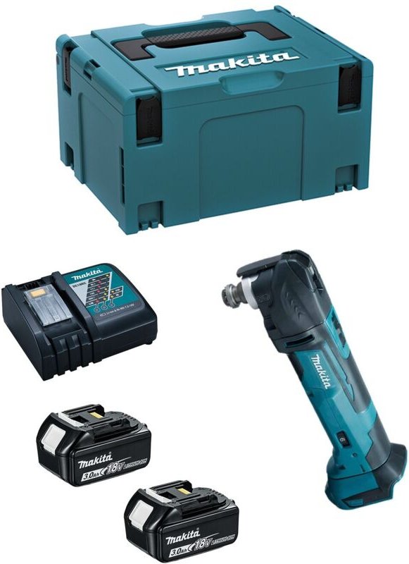 Multi-Cutter MAKITA DTM51RFJ (2 x 3,0Ah + DC18RC + MAKPAC 3)