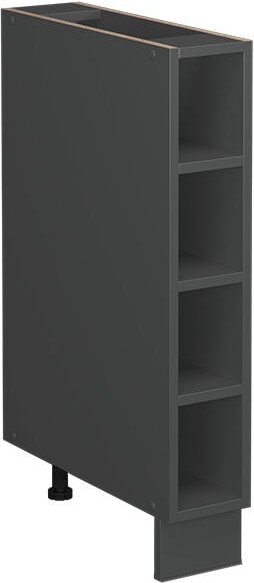 Küchenregal Fame-Line, Anthrazit, 15 cm ohne Arbeitsplatte Vicco