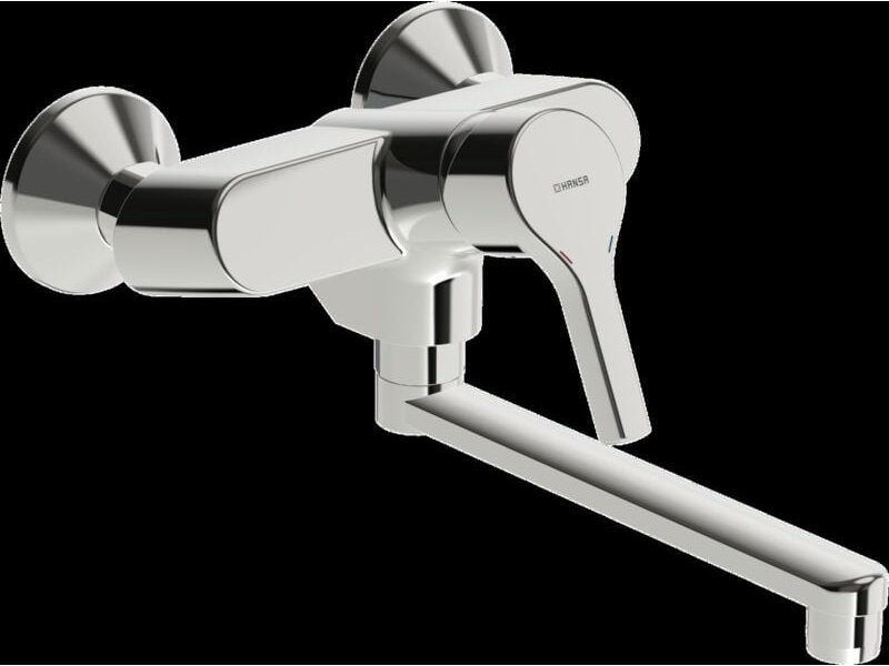 Paleno Küchenarmatur, Standmontage, Ausladung 284 mm, - Hansa