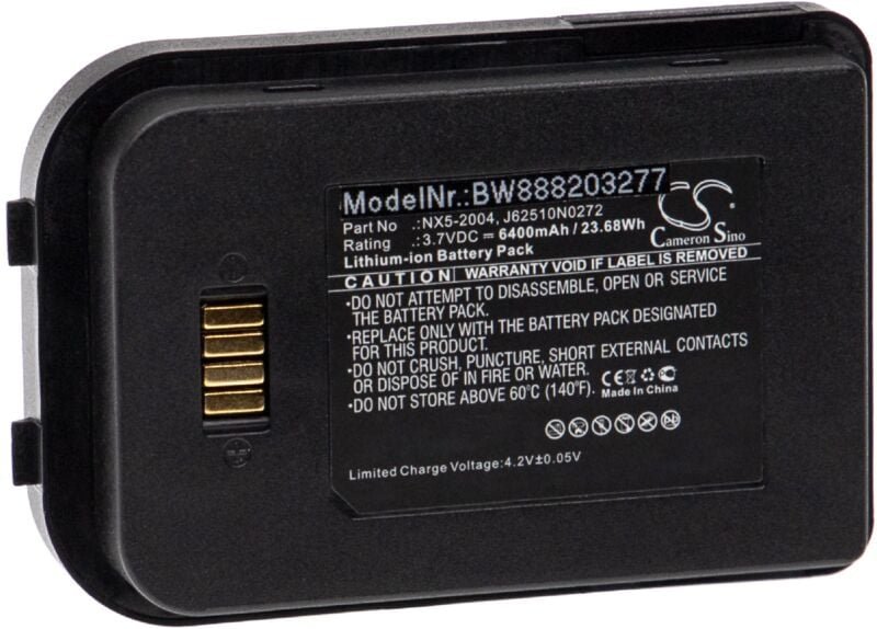 Vhbw - Akku kompatibel mit Bluebird Pidion BIP-6000 Barcodescanner pos (6400mAh, 3,7V, Li-Ion)
