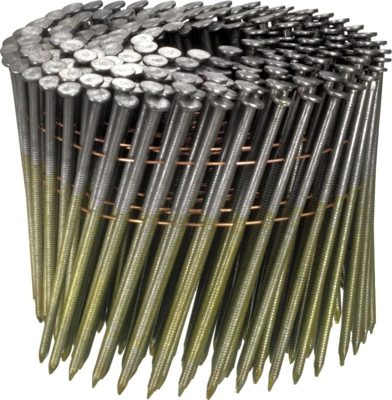 Thumbnail - Flache, gerillte Rollennägel klar - ø 3.1 x 90 mm - Packung mit 4050 Stück Senco HL29APBF