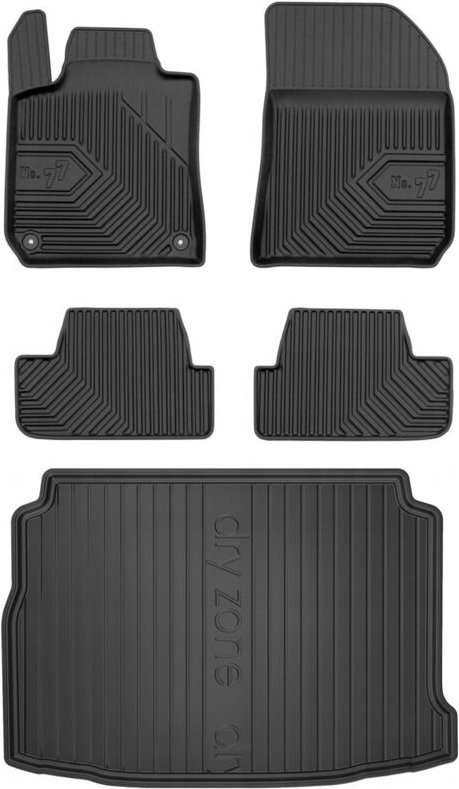 SET 77 Fußmatten und Fußmatten Peugeot 308 2 Schrägheck 2013-2021
