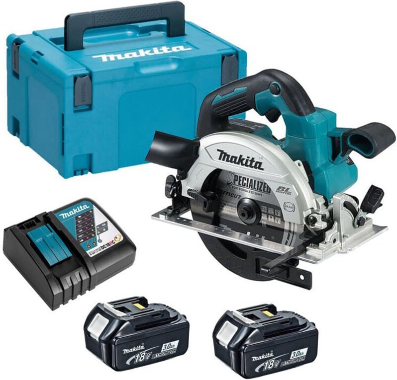 Thumbnail - Makita - Kreissäge 18V lxt Ø165 mm (2x3,0 Ah) in makpac DHS660RFJ