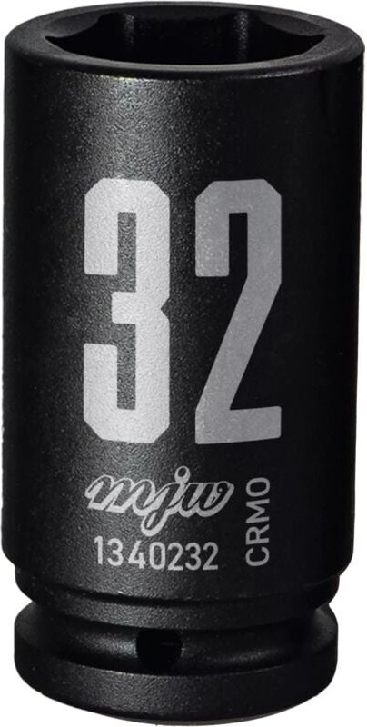 MJW Kraft-Stecknuss 3/4"" 6-kant lang 32 mm