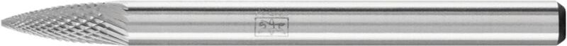 Thumbnail - Hartmetall Hochleistungsfrässtift micro Spitzbogen spg ø 03x07 mm Schaft-Ø 3 mm Feinbearbeitung - Pferd