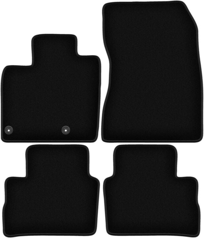 Thumbnail - BASIC schwarze Veloursmatten für: Nissan Qashqai III SUV (2021-)