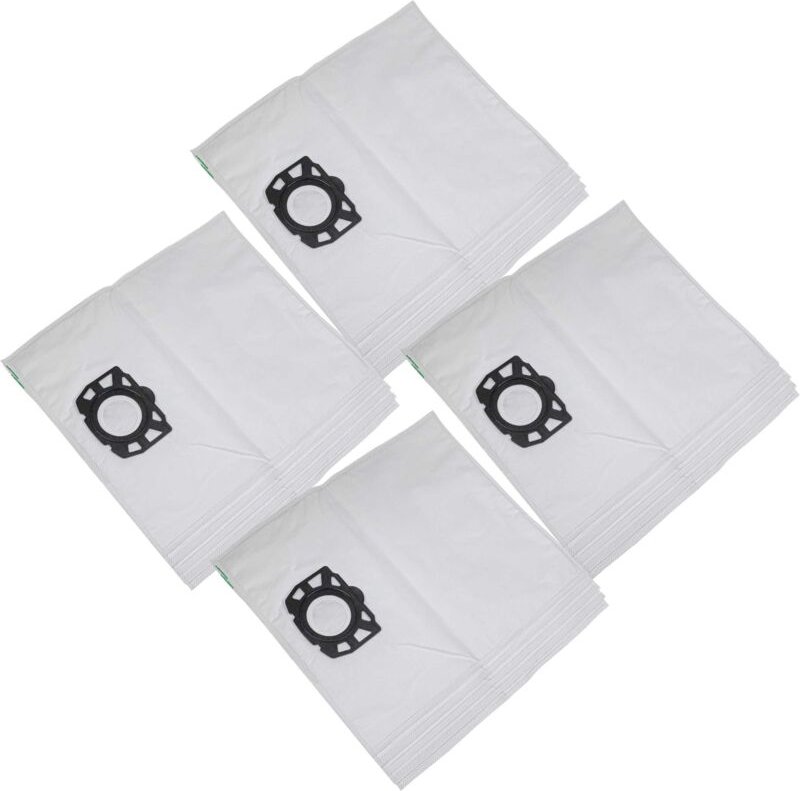 20x Staubbeutel kompatibel mit Kärcher wd 7.200 (1.347-530.0), wd 7.000 (1.347-500.0) Staubsauger - 39cm x 24,5cm Weiß -...