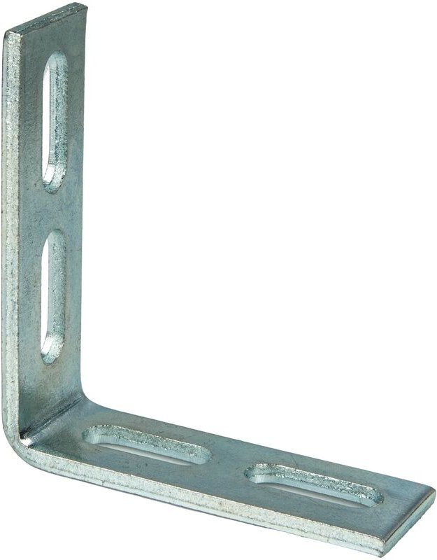 Montagewinkel 90° abgewinkelt, für Montageschiene Typ 27/18 & 28/30, Stahl verzinkt - Tecuro