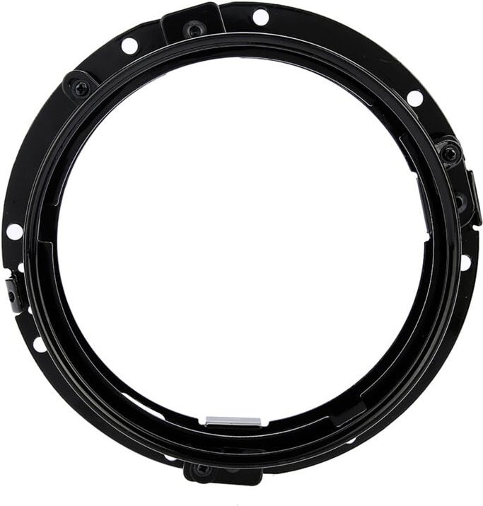 Zoternen - 7-Zoll-Autoscheinwerfer-Rundring-Montagehalterung für Jeep Wrangler (Schwarz)