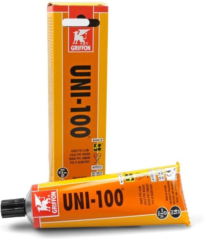Griffon - UNI-100 Kleber für PVC-Rohre 125 ml 6111021