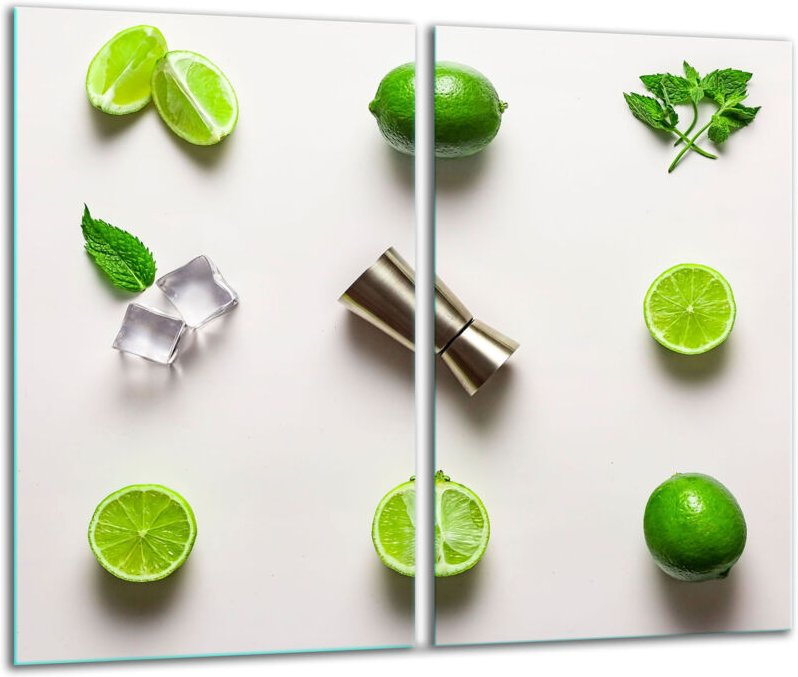 Glashakkungsbrett 2x 30x52 fRUCHT