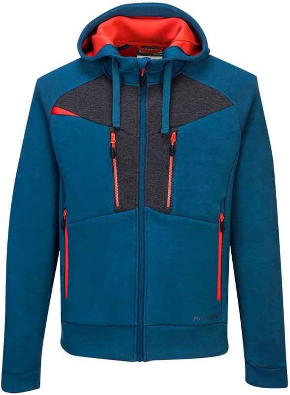 Kapuzensweatshirt mit Reißverschluss DX4 Blau Metro XL