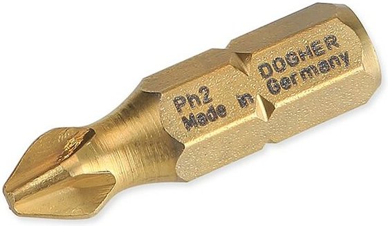 Box mit 5 Schraubendreher-Bits S2, tin, PH3 Dogher 420-PH3-5