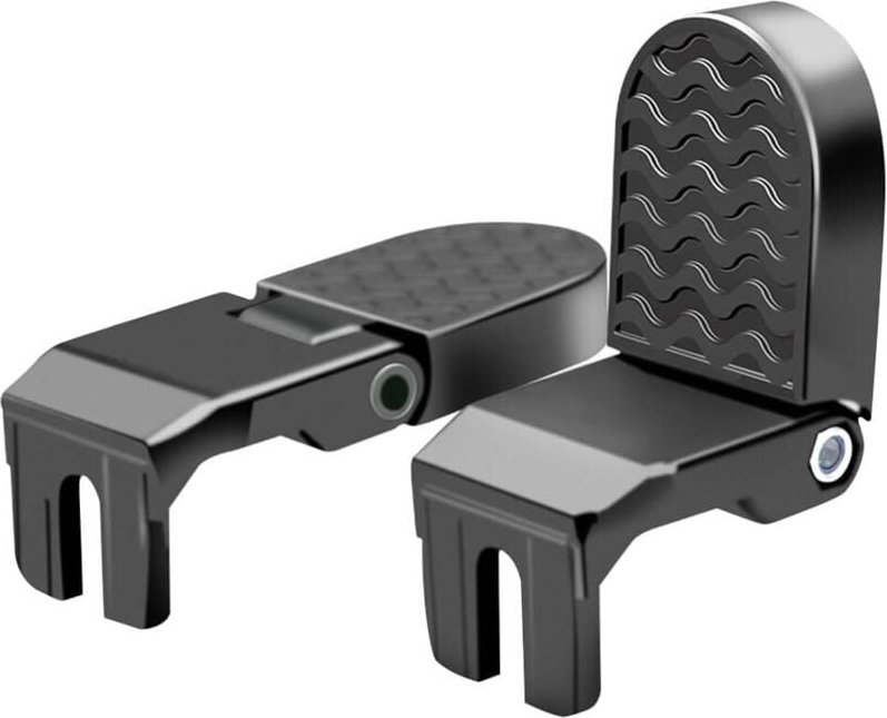 Paar Fahrradfußstützen, Fahrrad-Hinterradpedale, Klapppedale, rutschfeste Lagerung, 95 kg, Pedale für MTB-Fahrrad, Klapp...