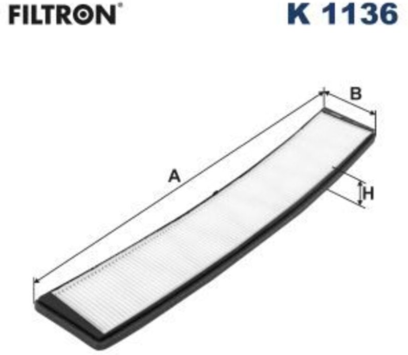 Thumbnail - Innenraumfilter K1136 Filtron