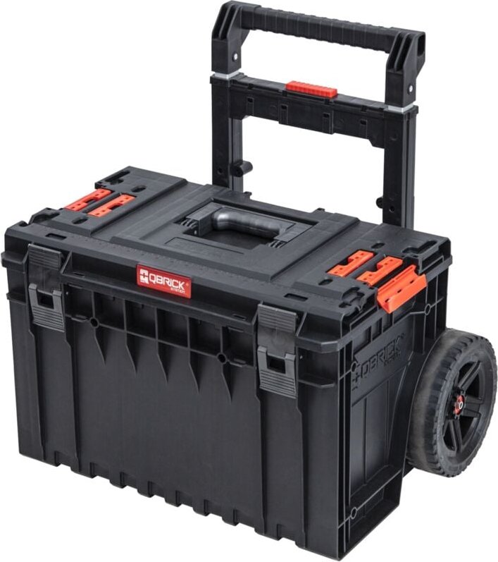 System one Cart 2.0 Trolley 641 x 485 x 660 mm 52 l IP66 100 kg belastbar stapelbar mit Doppelteleskopgriff aus Aluminiu...