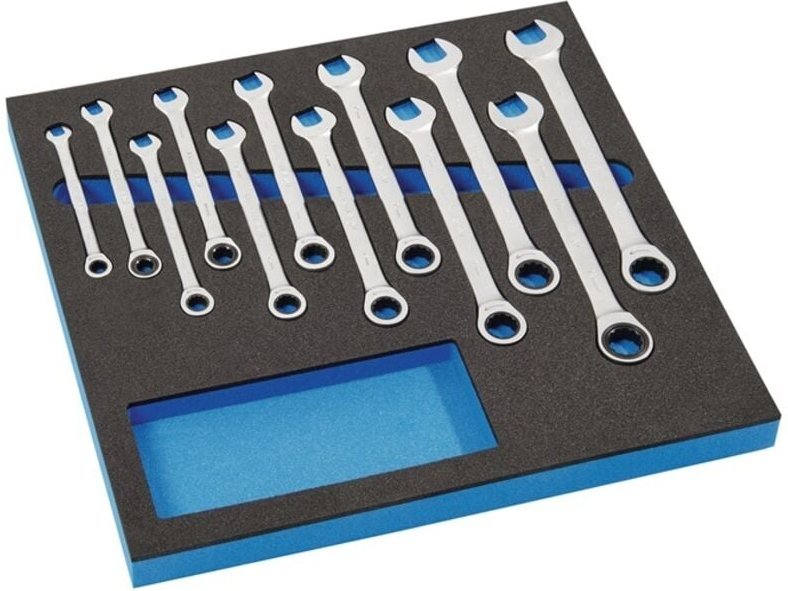 Werkzeugmodul 12-teilig 2/3-Modul Schlüsswelweiten 8-19 mm