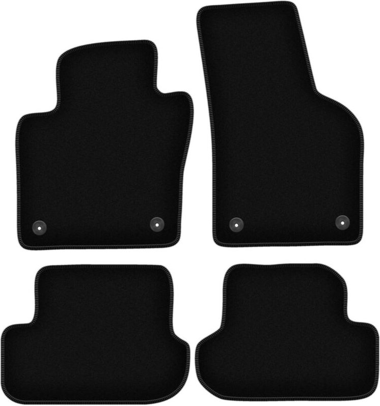 BASIC schwarze Veloursmatten für: Volkswagen Beetle Cabrio, Coupé (2012-2019)