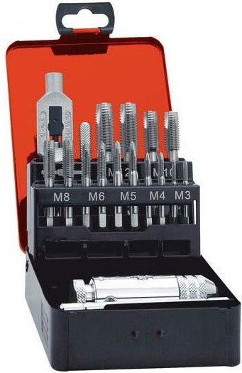 Einschnittgewindebohrer- Set M3-M12 Format