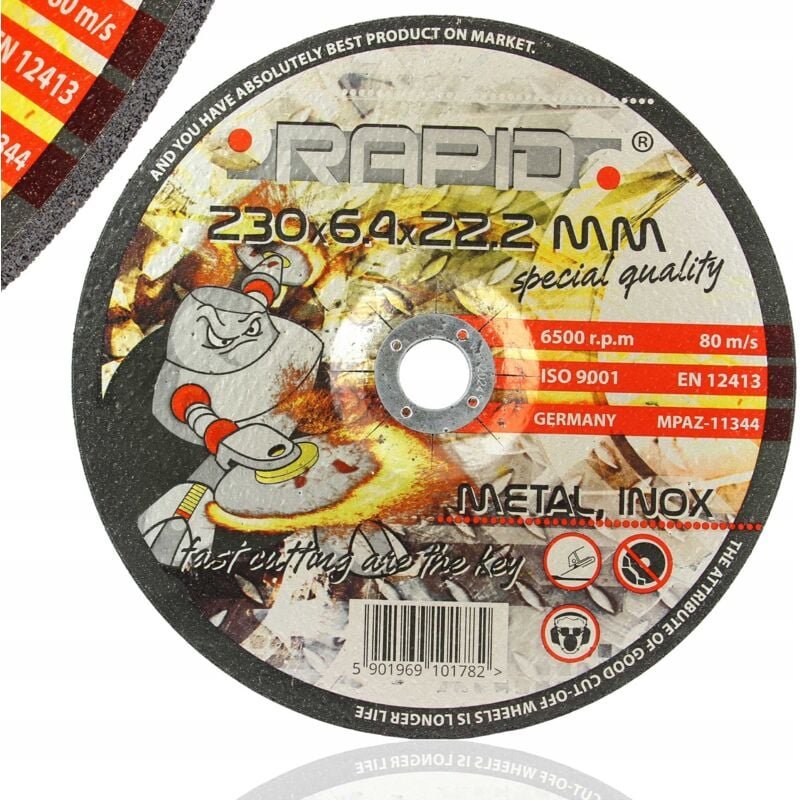 METALL-SCHLEIFSCHEIBE 230x6,4mm RAPID