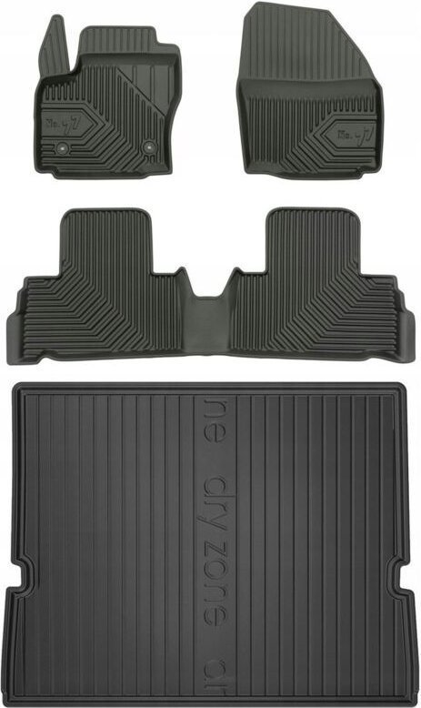 SET 77 Fußmatten und Fußmatten FORD Galaxy Mk2 2006-2015 7 Sitze mit