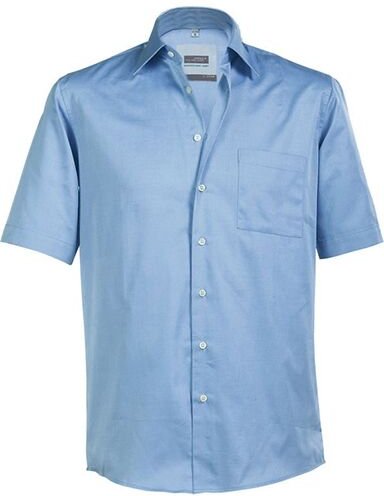 James&nicholson - jn Business Shirt Short JN062 80%BW/20%PA, sky-blue, Größe l