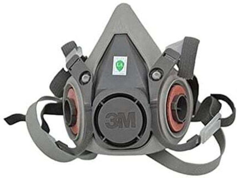 Ulisem3M XA007702658 6200M Wiederverwendbare Halbmaske, Größe M, Grau, mit 5935PRO2 Partikelfilter - Feinstaubfilter mit...