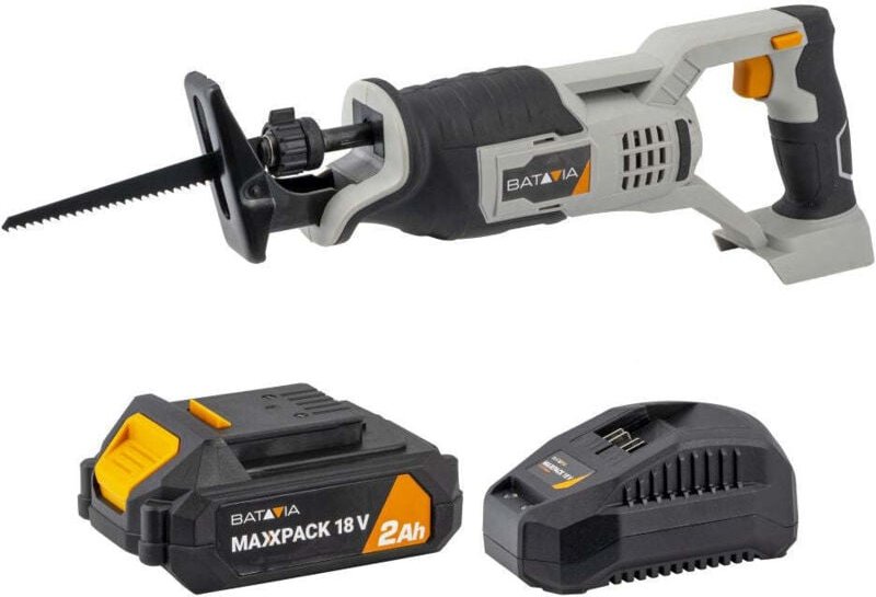Batavia - Säbelsäge 18V Inkl. 2.0 Ah Akku / 2.4 Ah Ladegerät Maxxpack