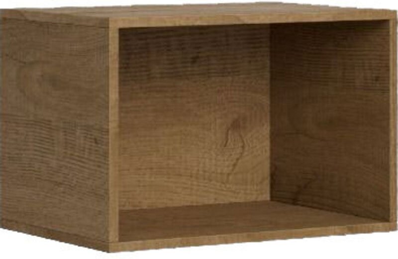 Offenes Hängeelement L.60 H.40 T.39,2 / L.40 H.60 T.39,2 Natureiche