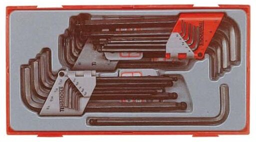 Inbusschlüssel-Set Tengtools TTHT28 28 Stück 128250107
