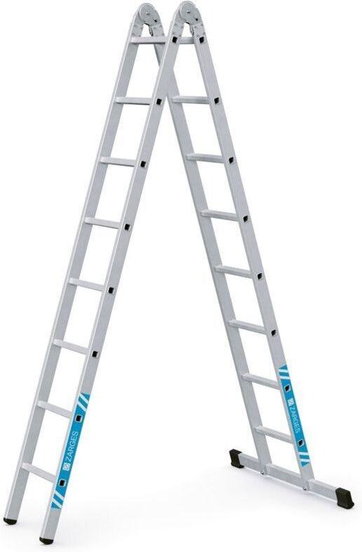 Zarges Mehrzweck-Klappleiter Combimaster X 2-teilig 2x8 Sprossen