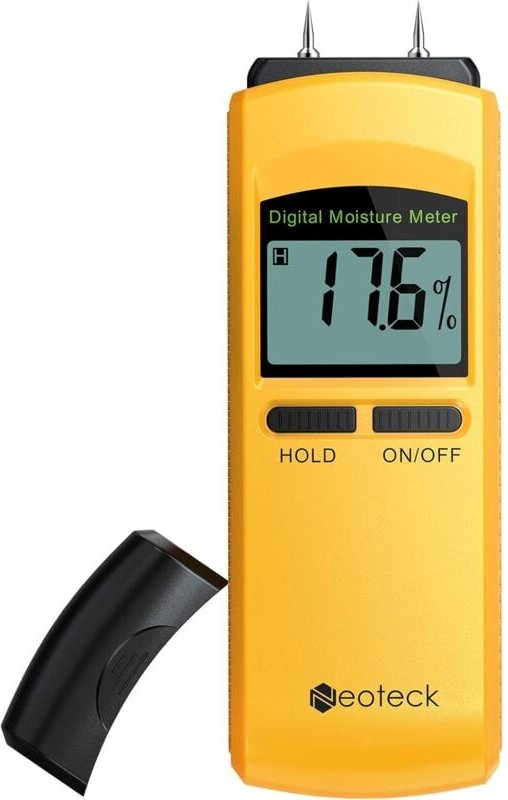 Feuchtigkeitsmesser, digitaler Feuchtigkeitsmesser, 4-poliger Feuchtigkeitstester, Feuchtigkeitsdetektor, Feuchtigkeitsm...