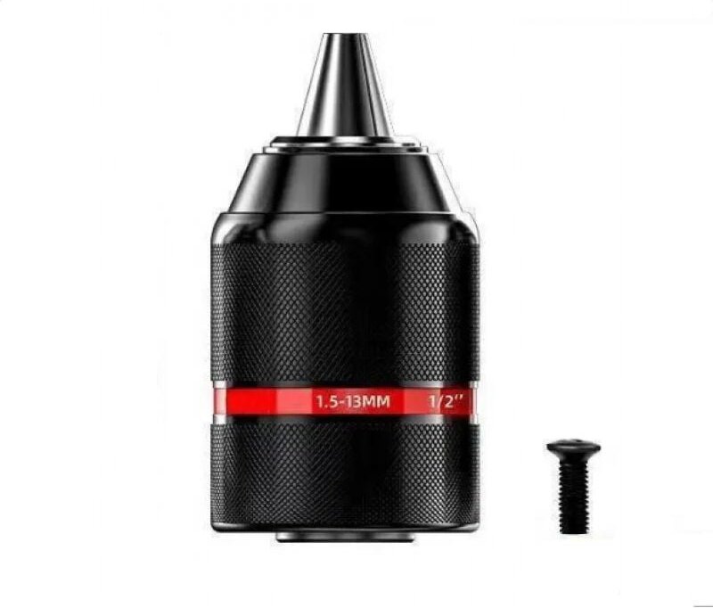 Thumbnail - 1,5–13 mm selbstspannendes Schnellspannbohrfutter 1/2''-24UNF, enthält eine Schraube mit Linksgewinde - Lntyq