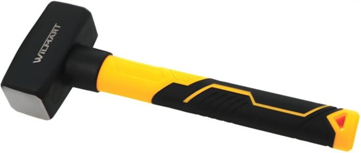 Wilmart - Dreistoffhammer mit geschmiedetem, abgeschrägtem und poliertem Kopf, 1.250 kg