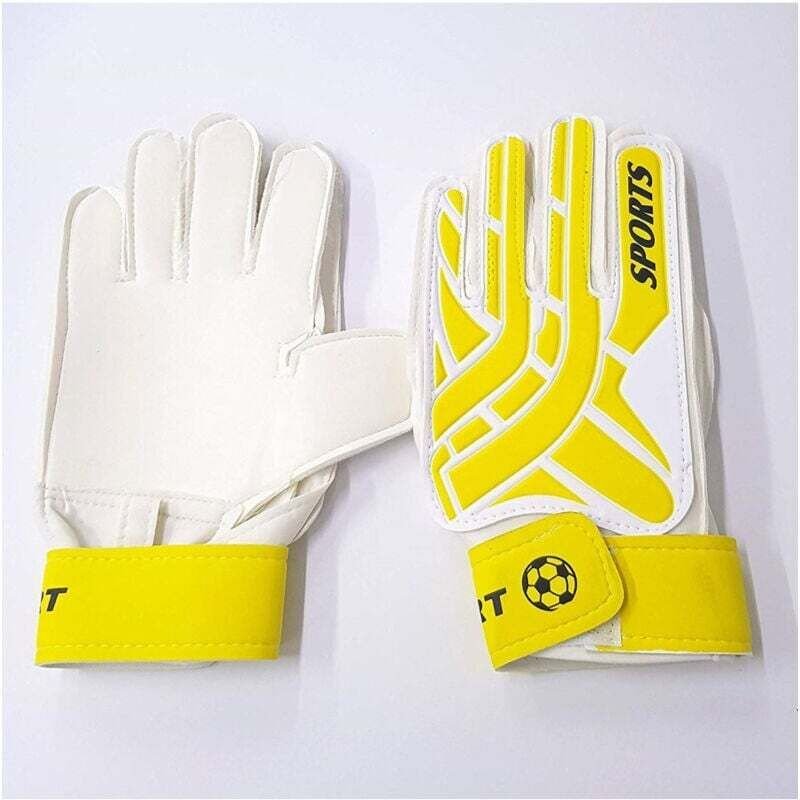 Torwarthandschuhe Größe 12, rutschfeste Latex-Fußballhandschuhe mit Handfläche - - Ymyny