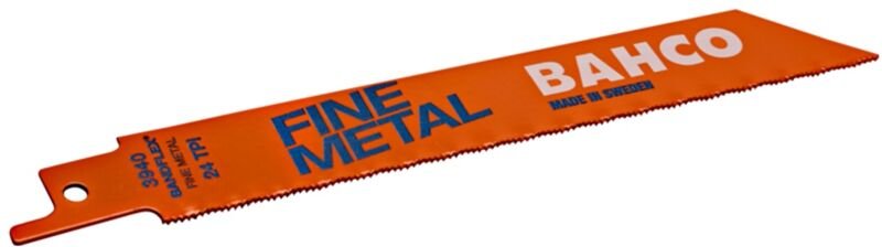 Bahco - Sandflex Bimetall-Säbelsägeblätter-Satz für Feinmetall 24 ZpZ, 150 mm - 5 Stk/Verpackung