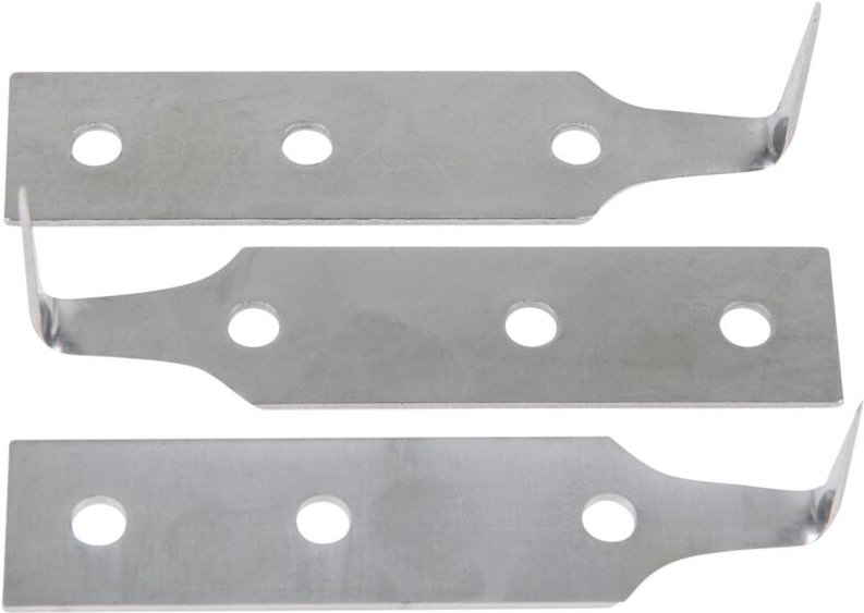 Ks Tools Edelstahl-Ziehklingen-Satz,Klingenlänge 38 mm,3-tlg.