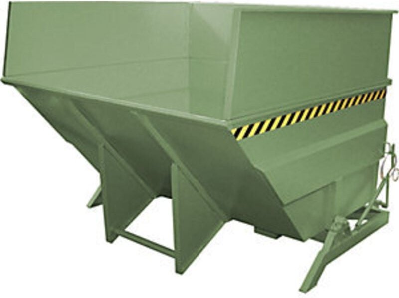 Bauer Kippbehälter BKC 500, lackiert, Resedagrün