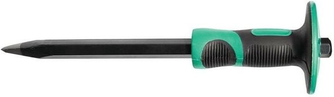 Spitzmeißel Länge 300 mm Stahlstärke 18 mm mit Handschutz