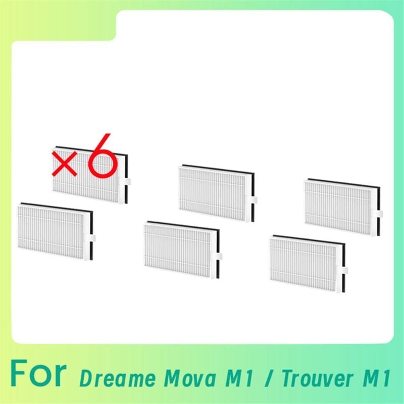 Thumbnail - 6 Pcs Reiniger Filter für M1 / Trouver Teile Ersatz Kehren Roboter Zubehör