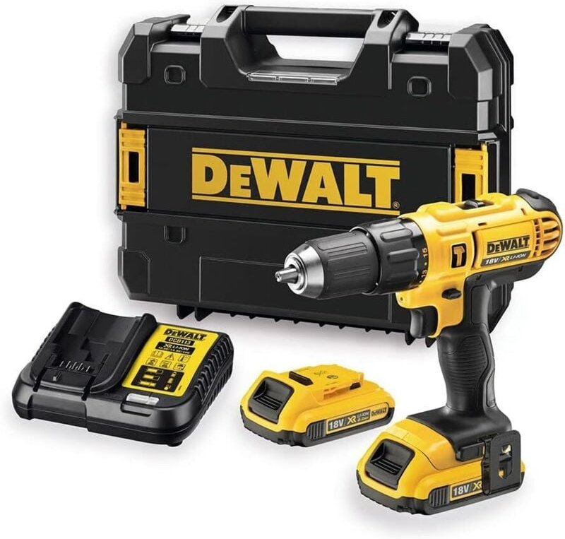 DCD776D2T Akku Schlagbohrschrauber Bohrschrauber 18V - 2 Akkus tstak Koffer - Dewalt