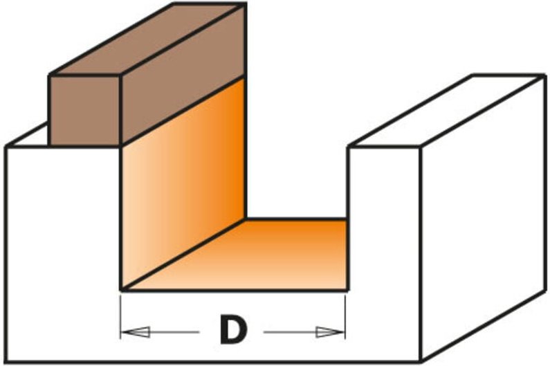 811.080.11 Hwm Z2 Gerade Schnitte S=6.35 D=8x20x51 Rechts