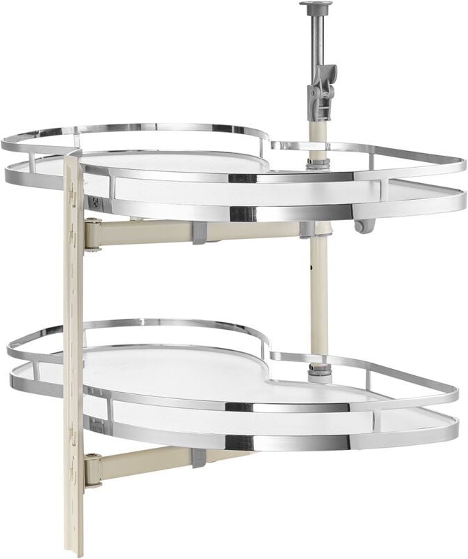 Swing Left Blind Corner Schrank-Organizer – Maximieren Sie Ihren Stauraum in der Küche - Mophorn