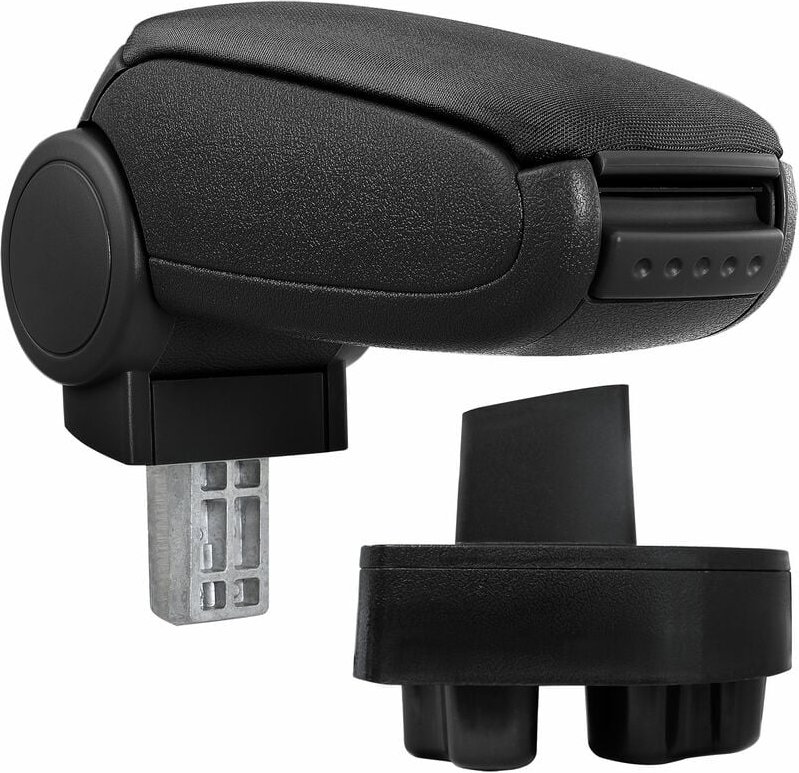 Pro.tec - Mittelarmlehne Opel Corsa c mit Staufach Textil Schwarz