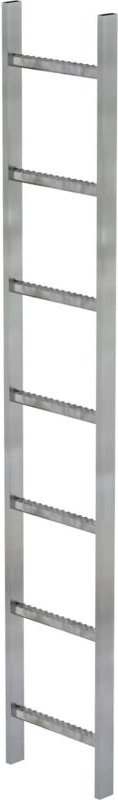 Thumbnail - Günzburger Steigtechnik Schachtleiter Stahl feuerverzinkt 300 mm lichte Weite 7 Sprossen - 060007