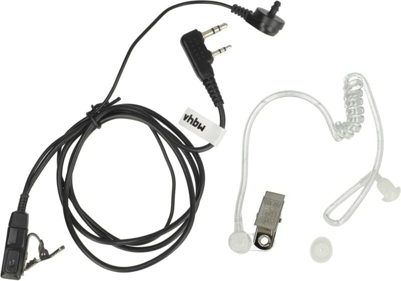 vhbw Headset kompatibel mit Kenwood TK-3170, TK-3170K, TK-3102, TK-3118, TK-3131, TK-3107, TK-3130, TK-3101, TK-3160 Fun...