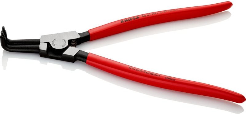 KNIPEX 46 21 A41 SB Sicherungsringzange für Außenringe auf Wellen mit Kunststoff überzogen schwarz atramentiert 300 mm