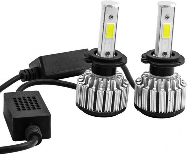Trade Shop - Paar Lampen 4s Scheinwerfer H4 6000K LED 28W Glühbirnen Ersatzteile Auto Camper Licht -