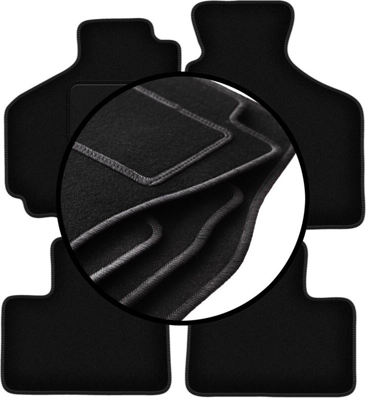 Komplettset Veloursmatten für: Suzuki Ignis I Fließheck (2001-2008)