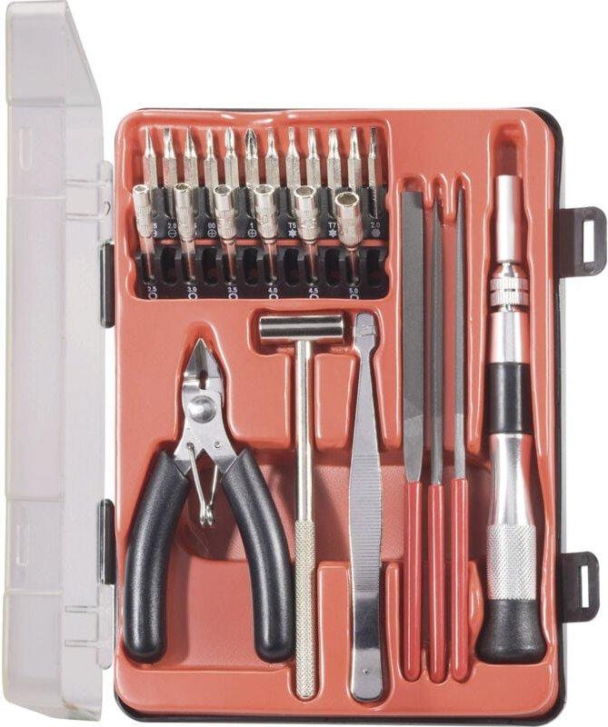 Donau Elektronik - 821231 Werkzeugset Profi im Koffer 25teilig